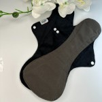 Bamboo Charcoal Extra Large Reusable Menstrual Pads - Super Heavy Flow