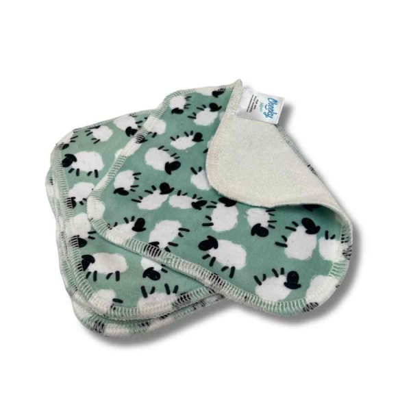 Washable Cloth Bamboo Plush Baby Wipes